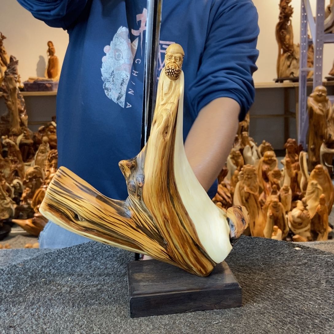 柏木（崖柏）太行崖柏根雕摆件