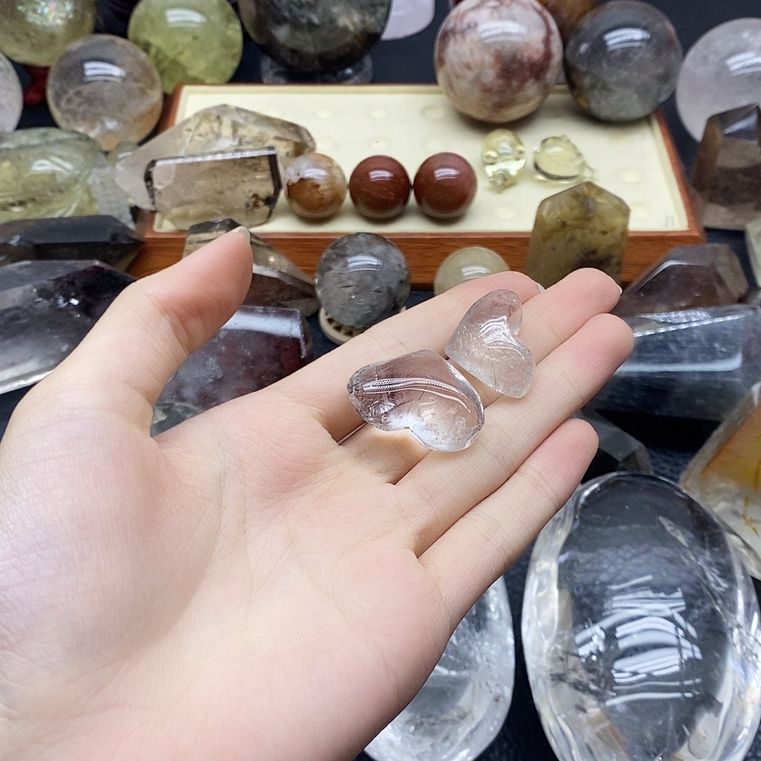 水晶珠宝半成品未镶嵌234水晶石