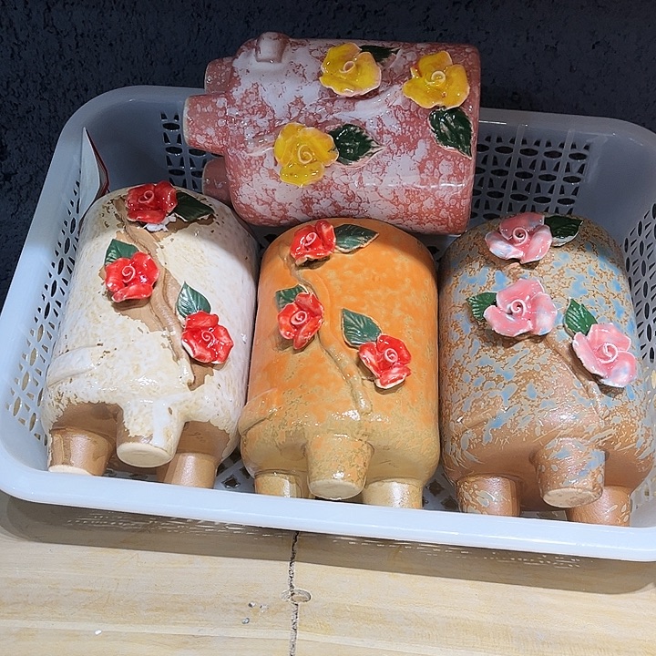 瓷片花盆多肉植物花盆