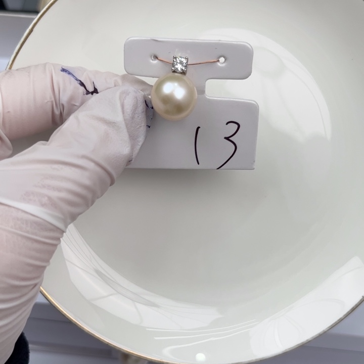 淡水珍珠颈饰银S925镶嵌