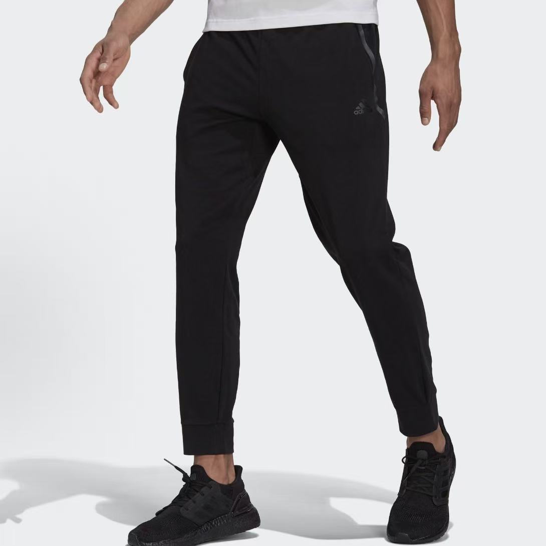 adidas/阿迪达斯adidas 休闲运动束脚长裤 秋季 男款 黑色GP0951