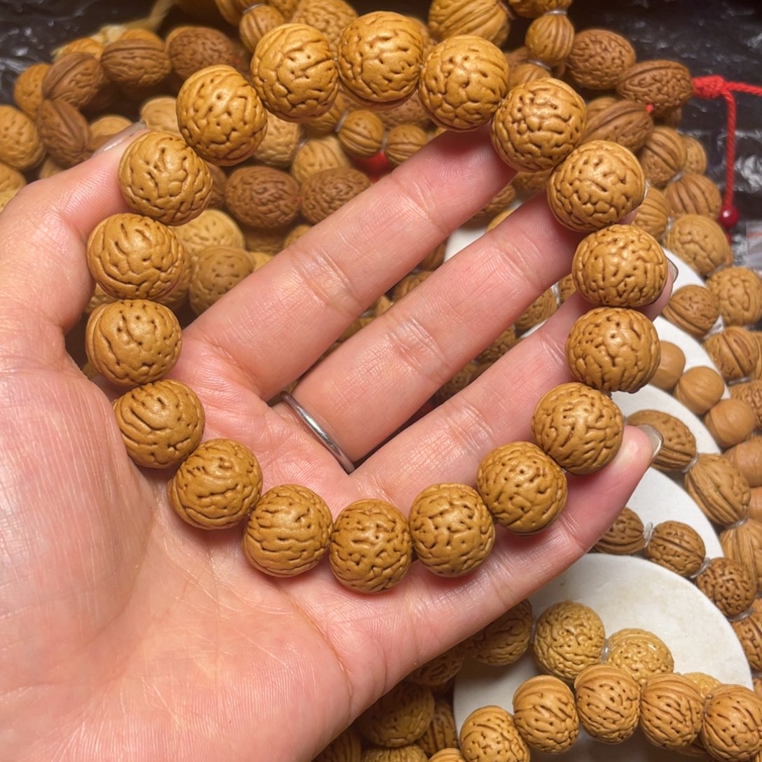 浩***克桃木桃核手串16+金丹