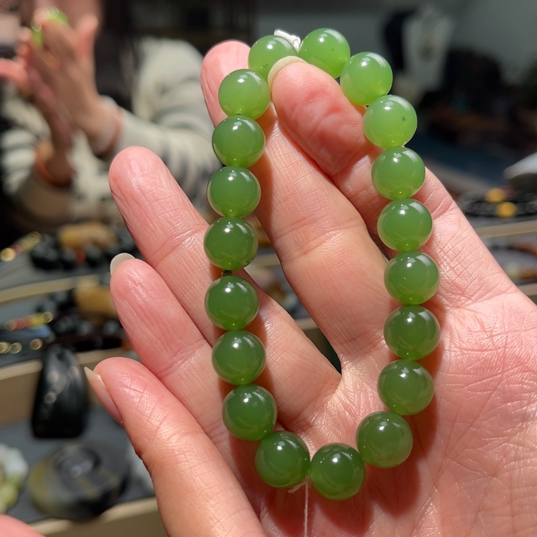 和田玉手链未镶嵌