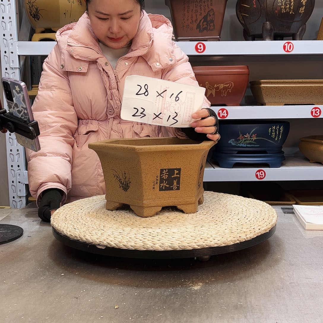 紫砂花盆紫砂花盆