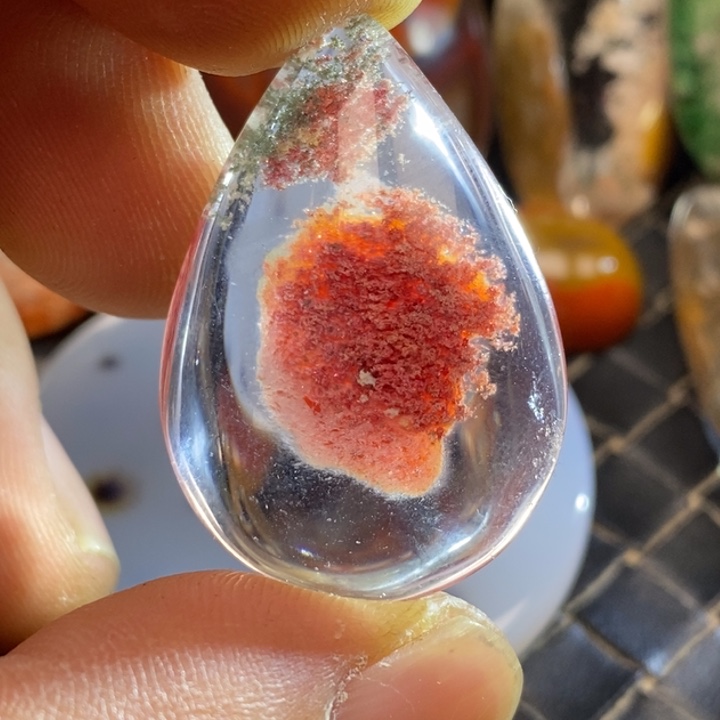 水晶颈饰未镶嵌水晶挂坠