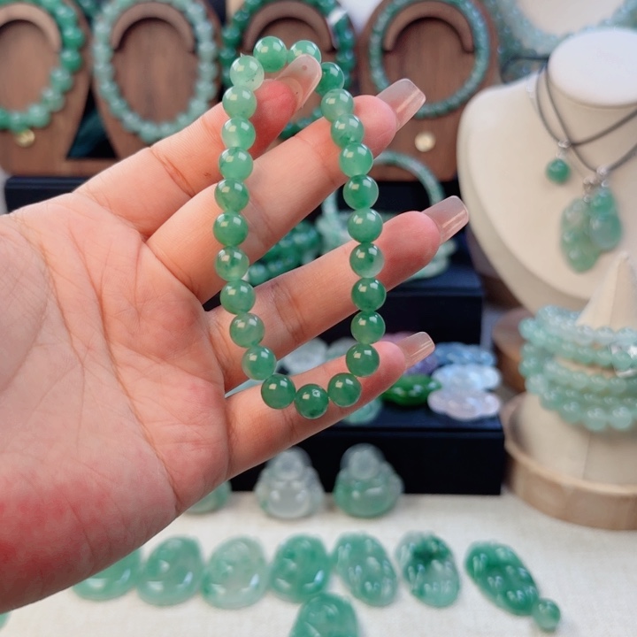 猫***石英岩玉未镶嵌颈饰单珠