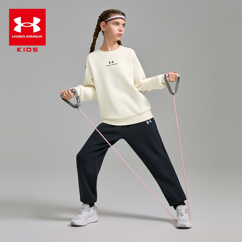 【针织裤】Under Armour/安德玛儿童数字卫衣休闲早秋户外长裤-5708