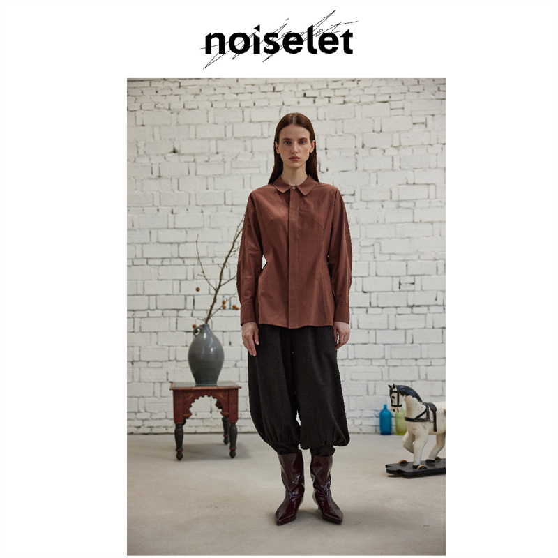 noiselet简约收腰设计百搭款衬衫 N1232