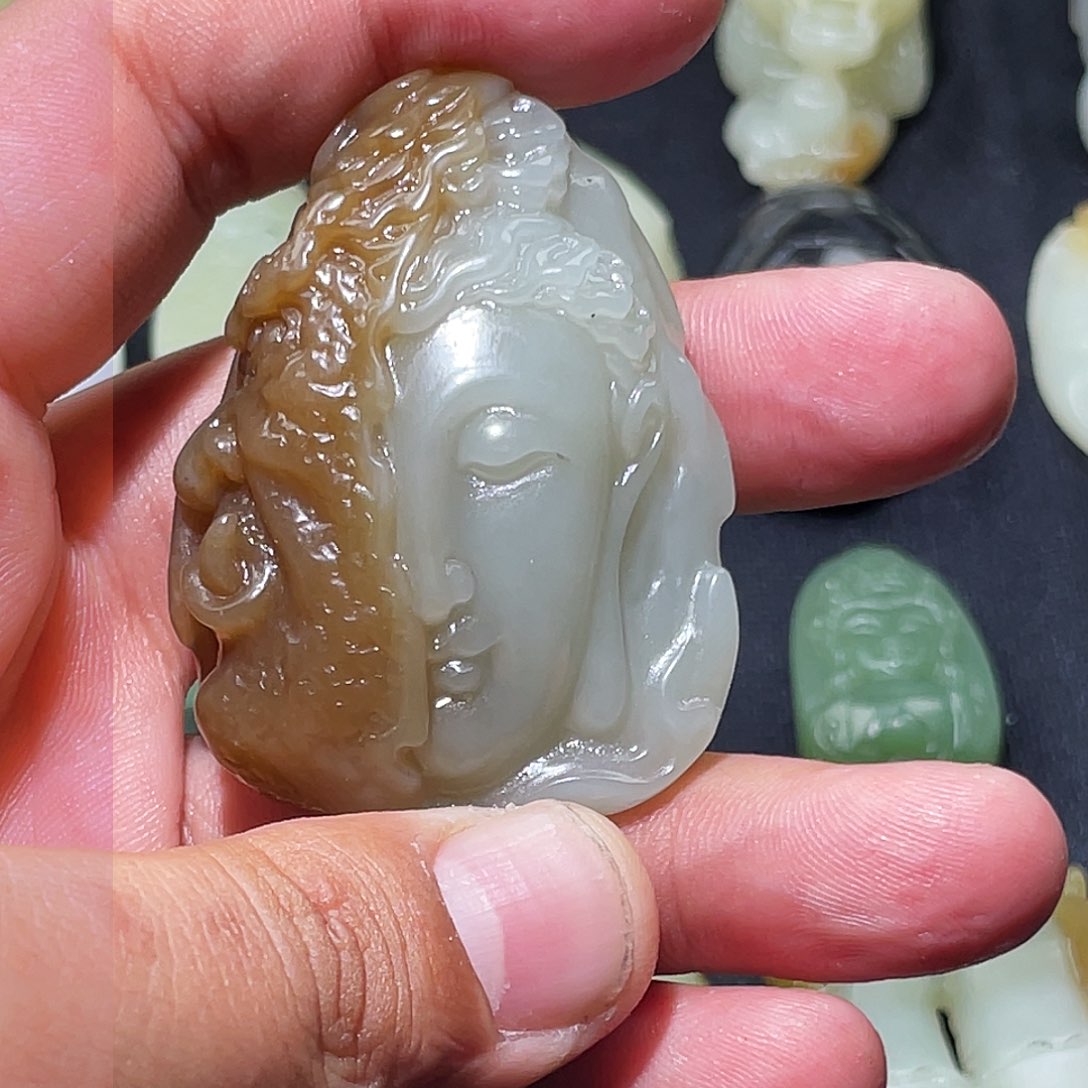 和田玉颈饰未镶嵌咚***呛