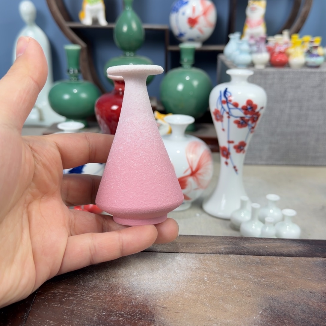 陶瓷手工小花器摆件