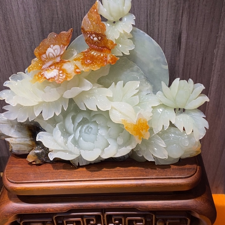 蛇纹石玉（覆膜）珠宝奇石合金