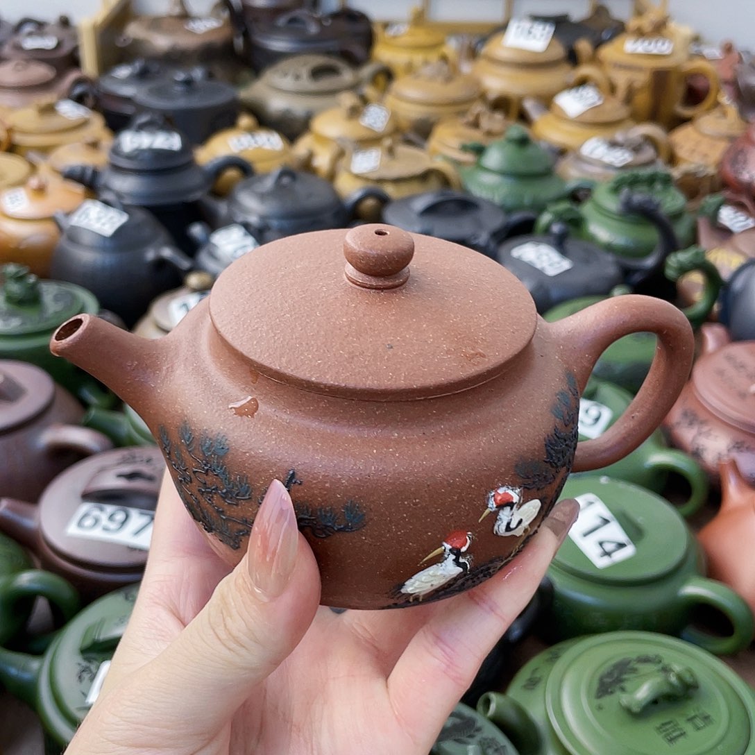 茶壶紫砂紫砂微瑕