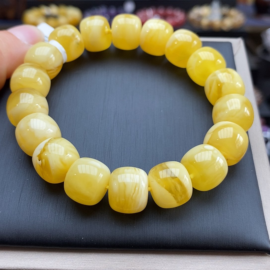 蜜蜡手链未镶嵌手链