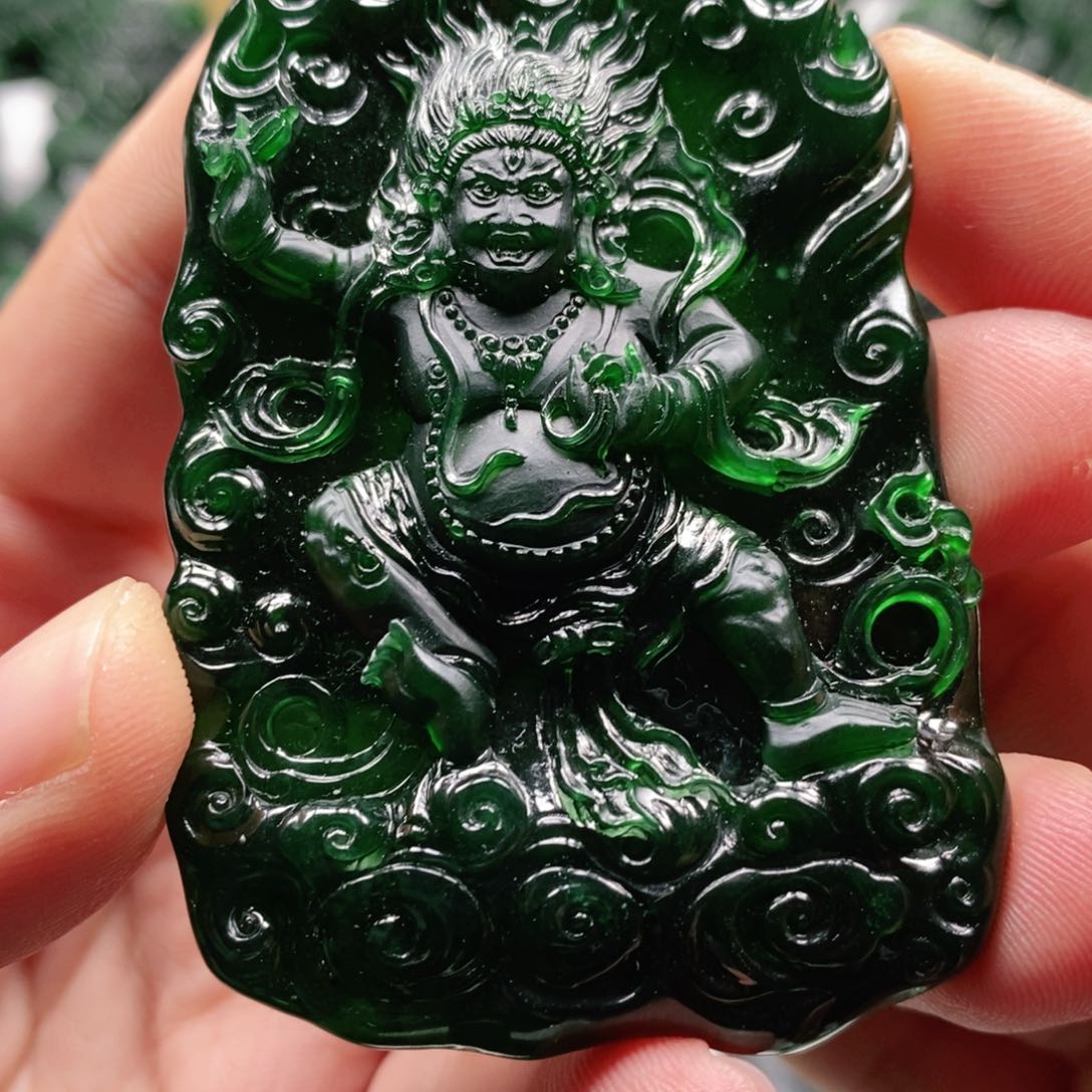 未镶嵌定制翡翠范****⁰天然A货翡翠大黑天