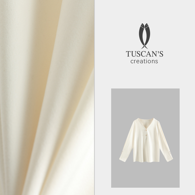 TUSCAN'S CREATIONS百搭通勤女装显瘦长袖衬衫薄款外套时代双鱼