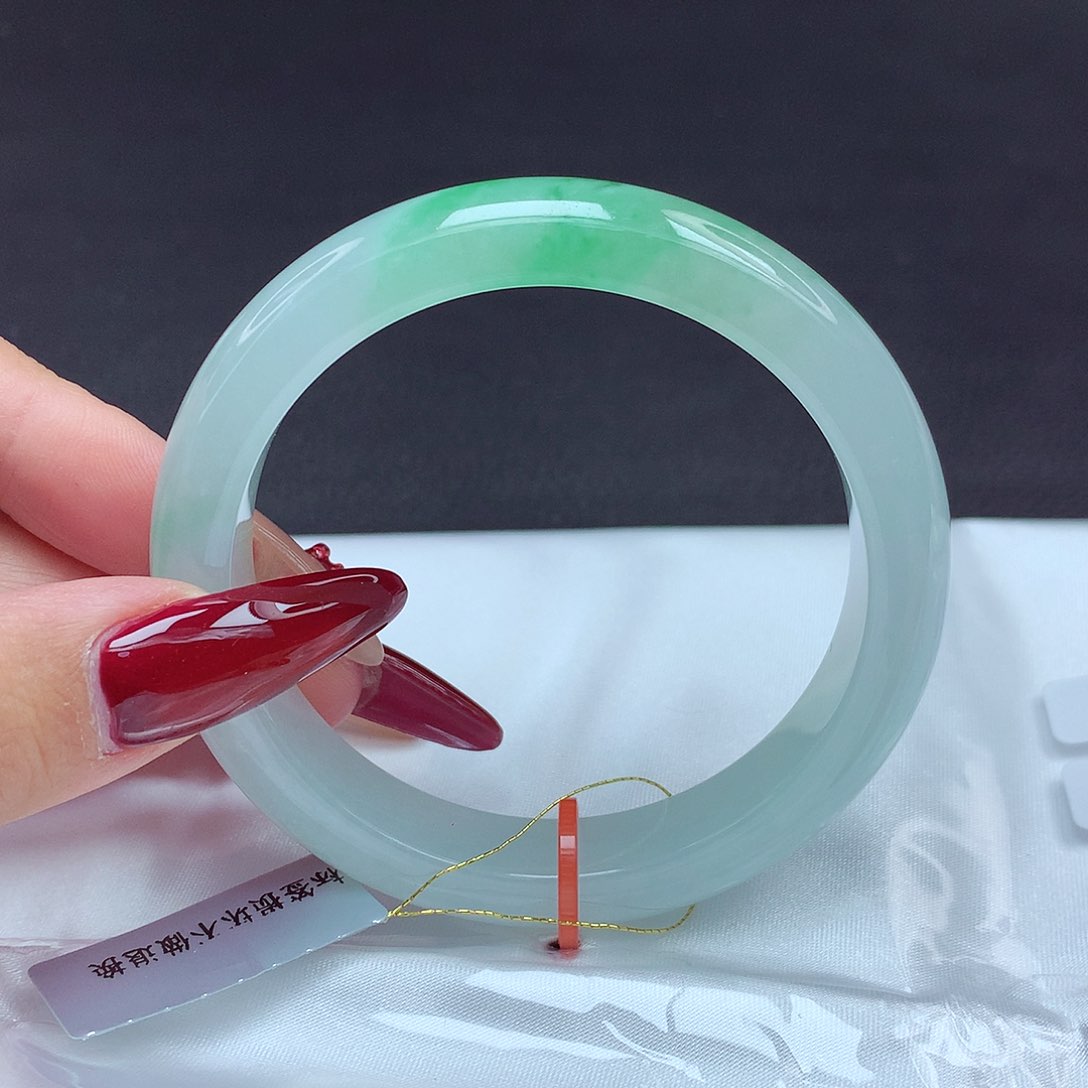 未镶嵌手镯翡翠56圈714