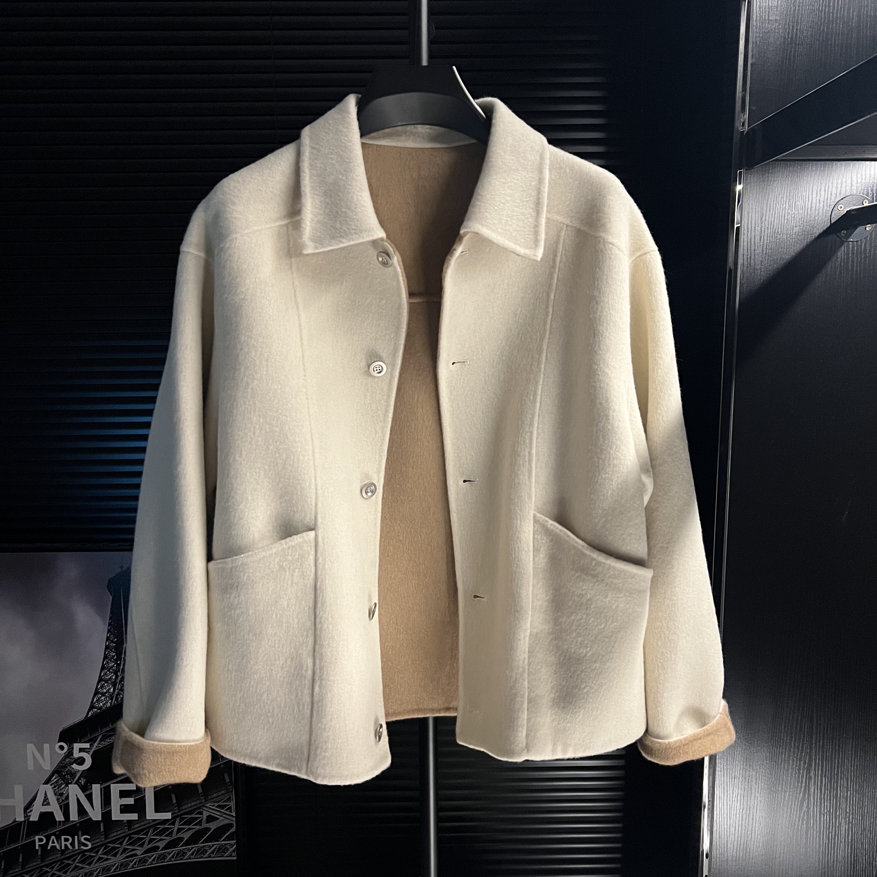 【运费补贴】Z-70%羊毛高级感手工双面毛呢男士羊毛呢秋冬外套