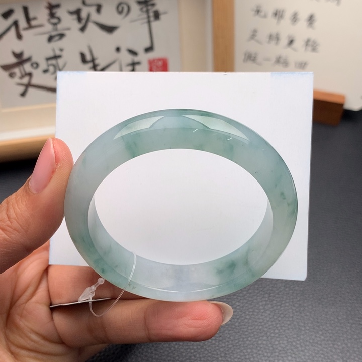 翡翠手镯未镶嵌翡翠手镯54圈口