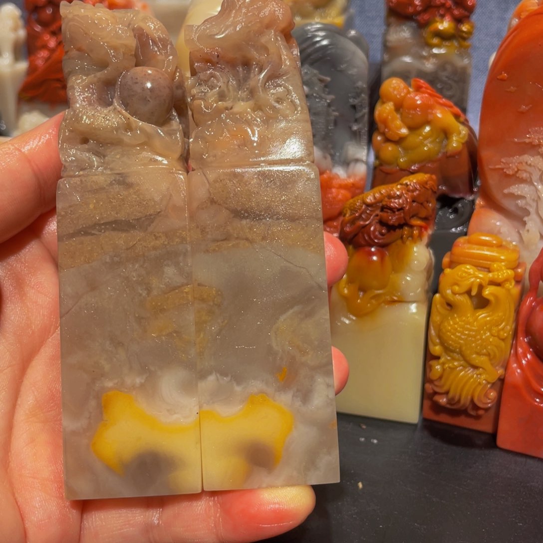 寿山石印石精美寿山