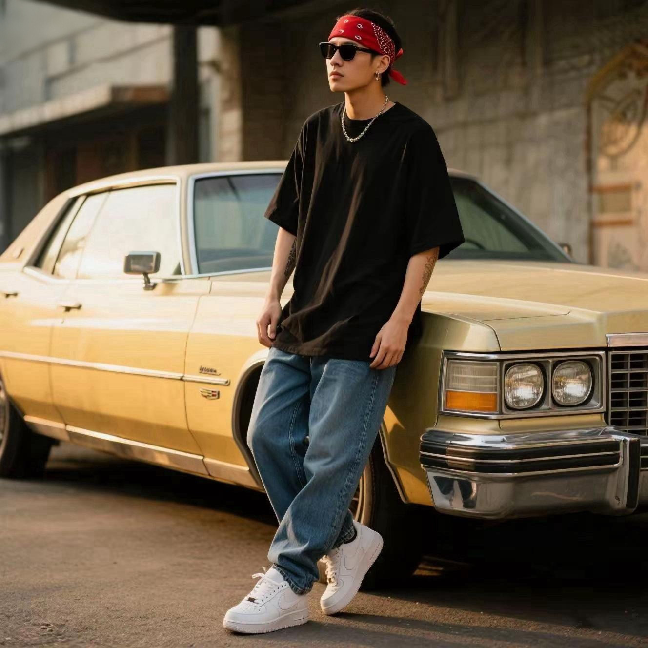 JK美式刺绣复古夹克