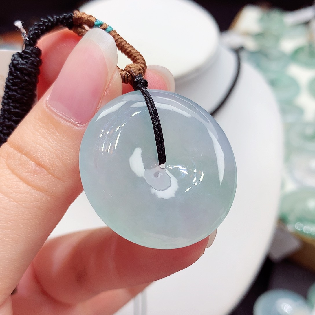 颈饰未镶嵌翡翠翡翠10，30.9/5.6