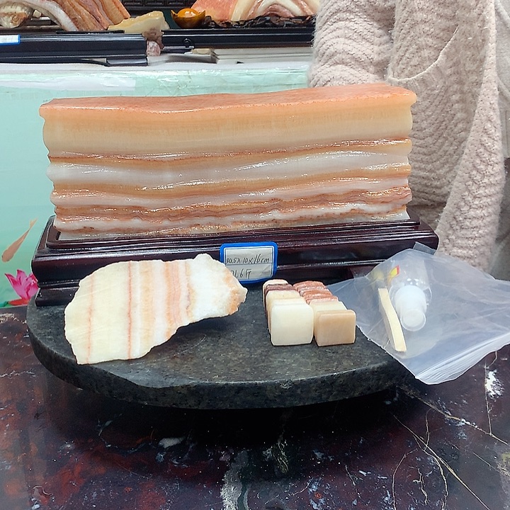 石材猪肉石家居摆件3