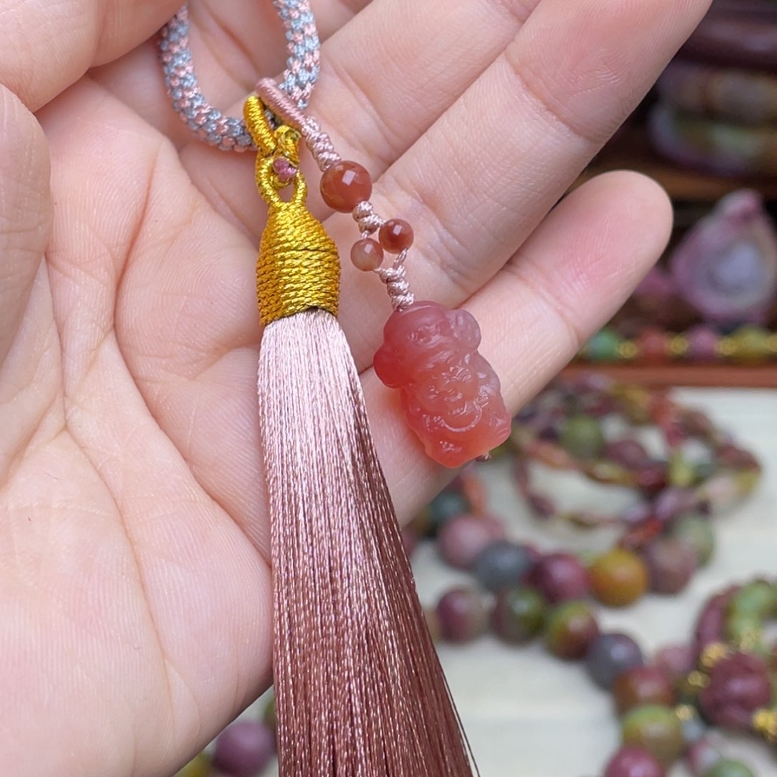 玛瑙/玉髓珠宝半成品未镶嵌盐源玛瑙包挂