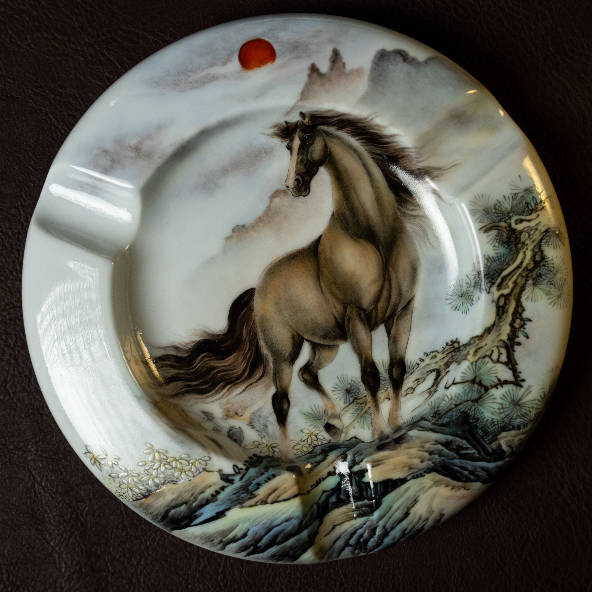 【专属】厚山柴窑马到成功雪茄缸