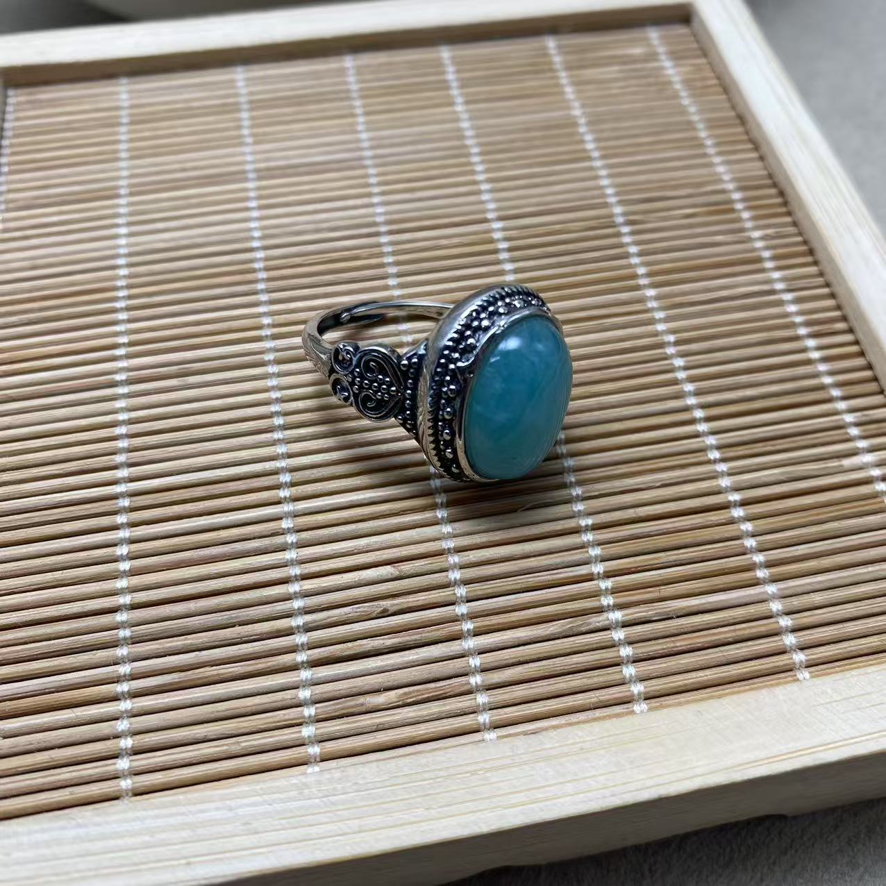 天然天河石戒指-v367-多样性发一