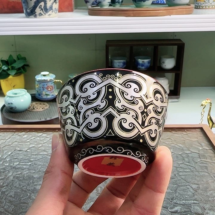 青花瓷器茶具茶叶罐旅行茶具玻璃杯