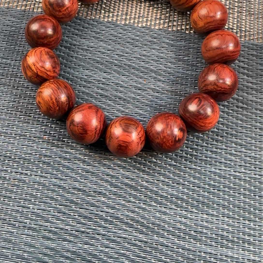 木淡**色海黄单圈1.5手串