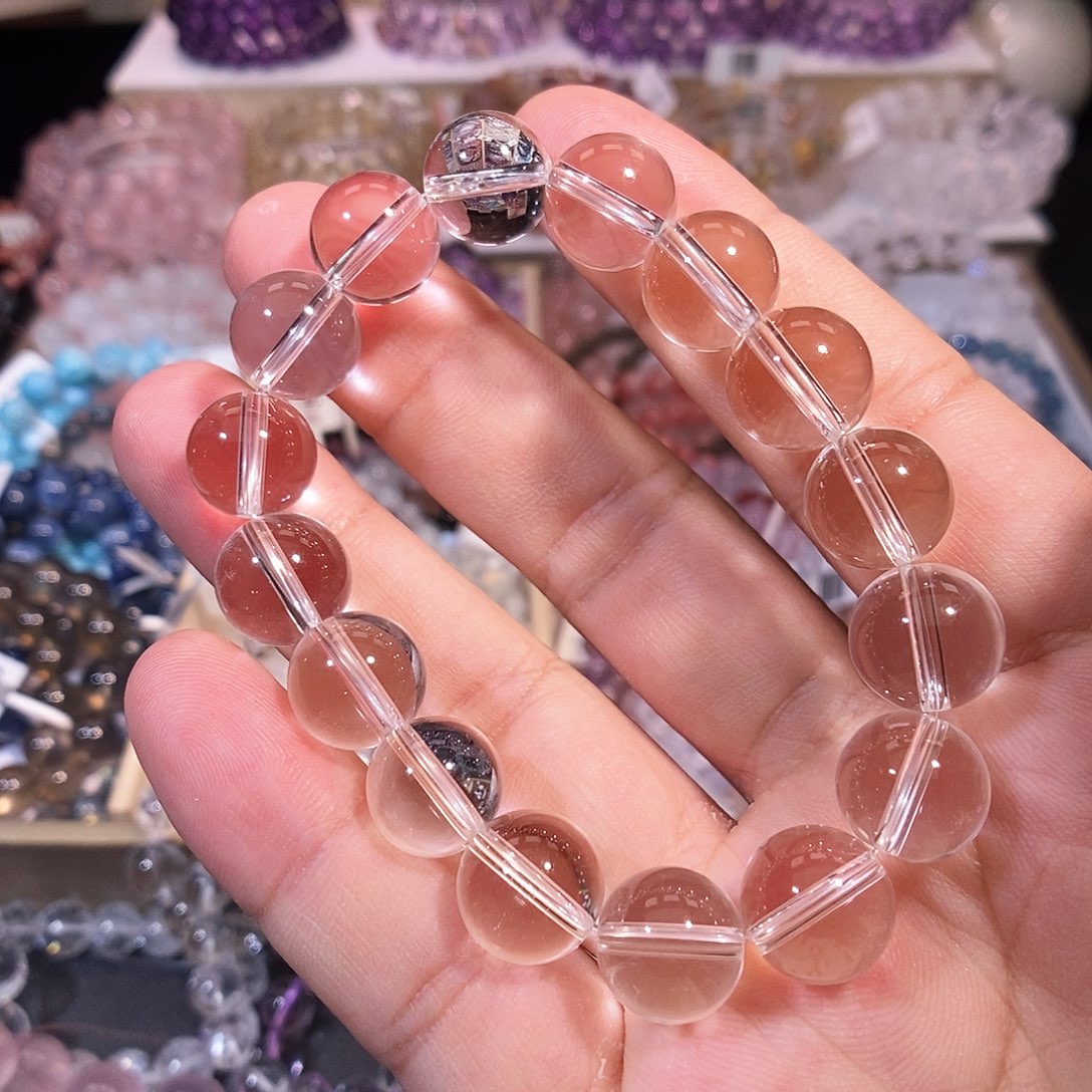 未镶嵌手链水晶白水晶12mm