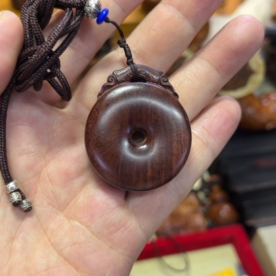 黄花梨/降香黄檀吊坠黄花梨