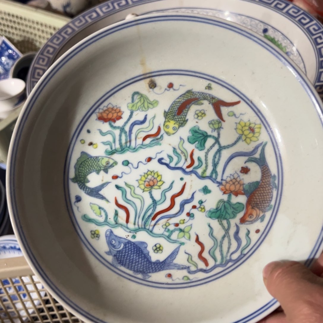 摆件果*景德镇青花瓷器