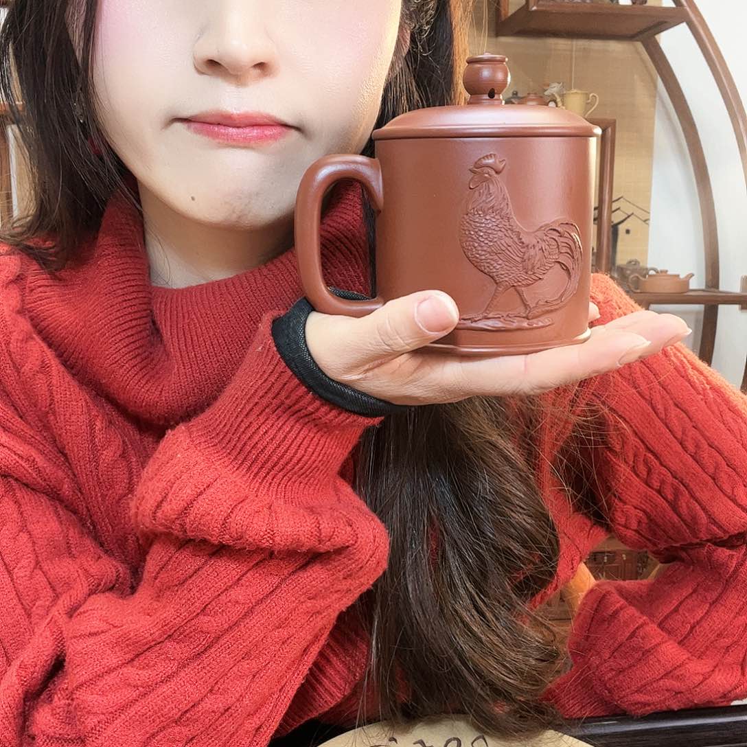 朱泥茶壶朱泥盖杯