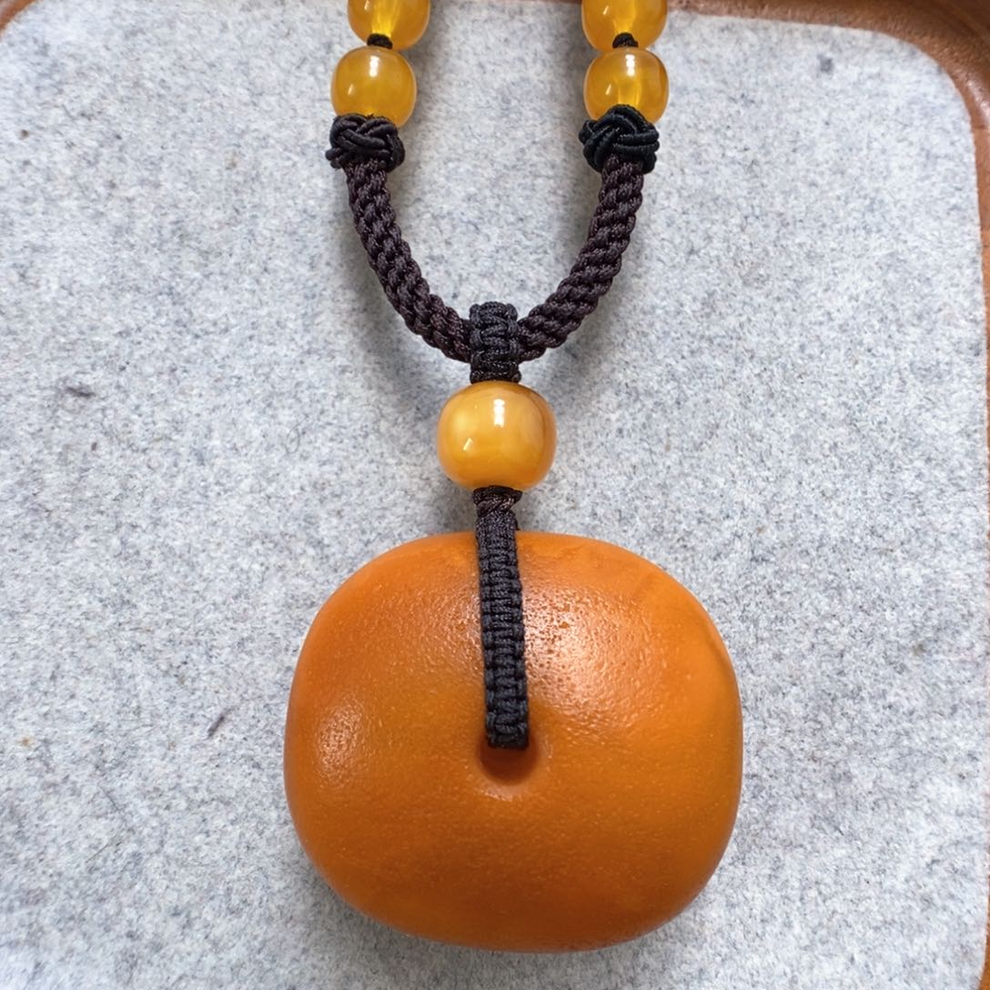 蜜蜡项链未镶嵌蜜蜡吊坠