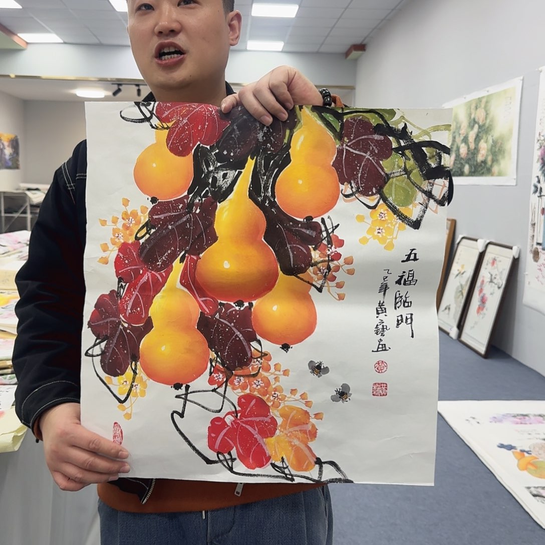 国画国画作品宣纸纯手绘