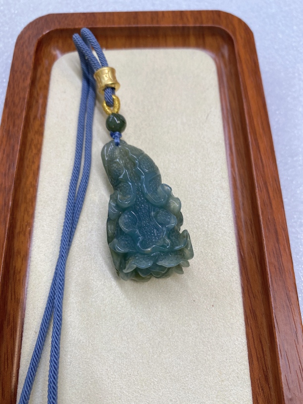 翡翠白菜，老蓝水