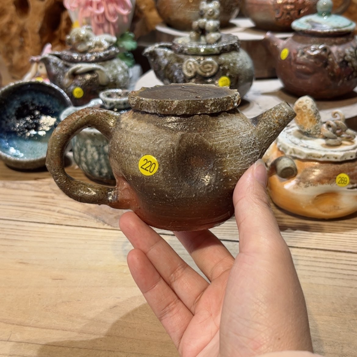 【闪购商品】柴烧茶具手工茶杯茶壶220