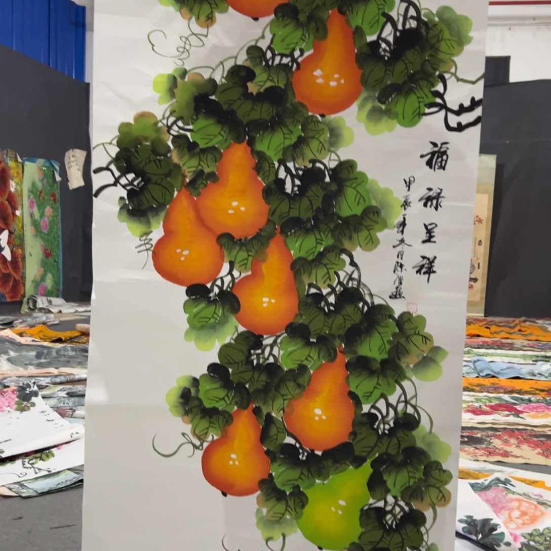 国画国画作品画心一张