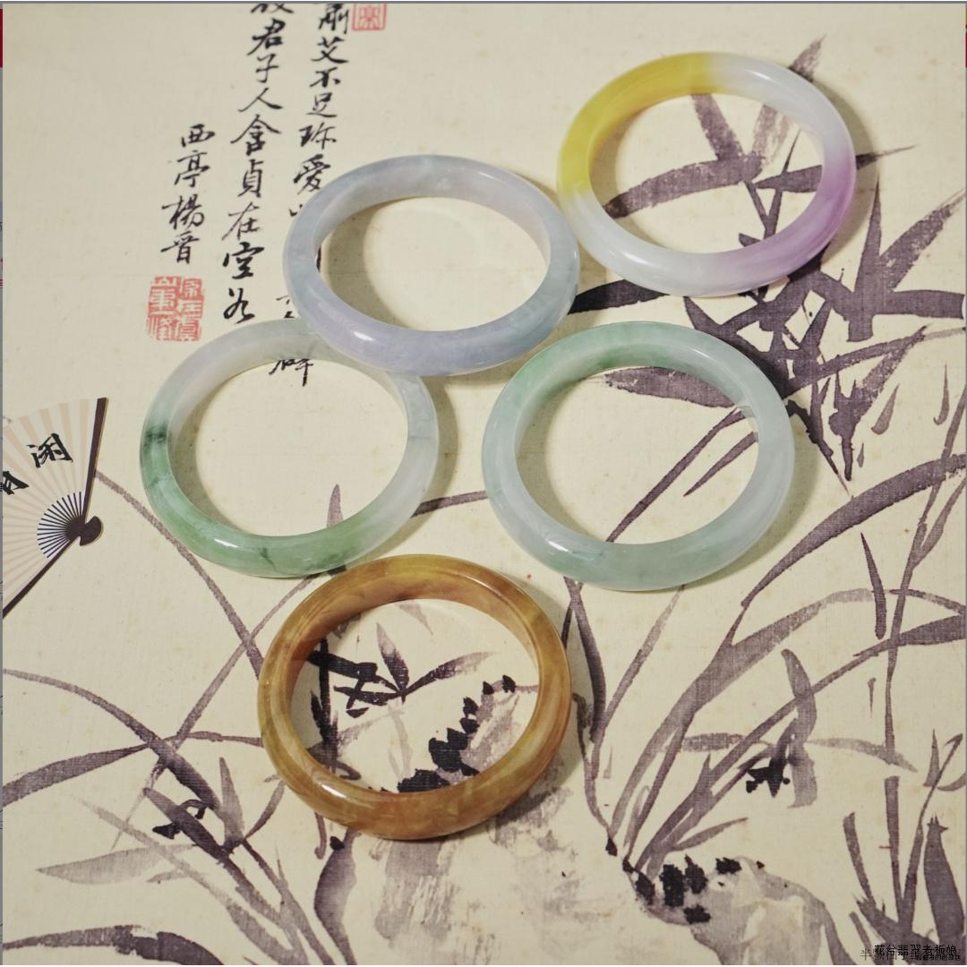Y1501-美人镯缅甸翡翠手镯