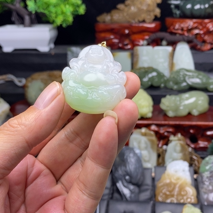 和田玉挂件未镶嵌L*