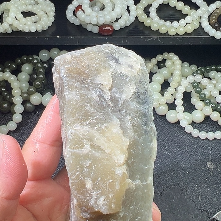 和田玉（糖玉）未镶嵌车挂