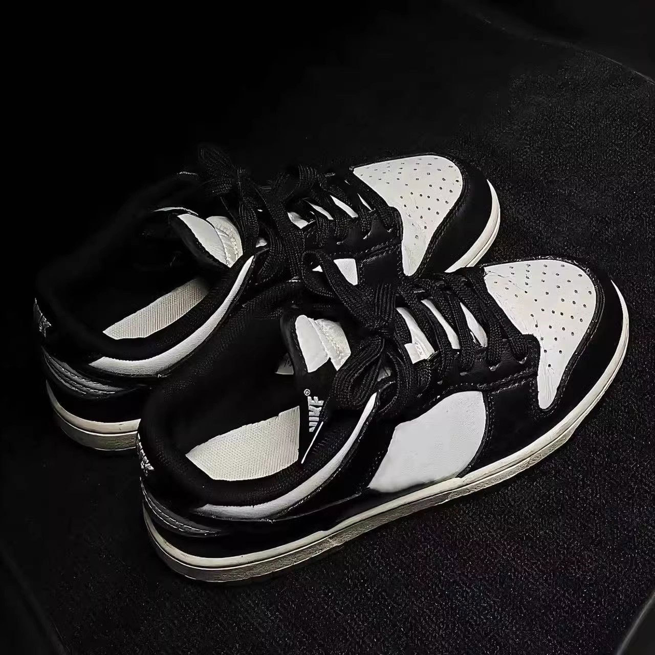 AF1爆款Dunk黑白熊猫百搭低帮休闲板鞋秋季新款轻便运动鞋男女款