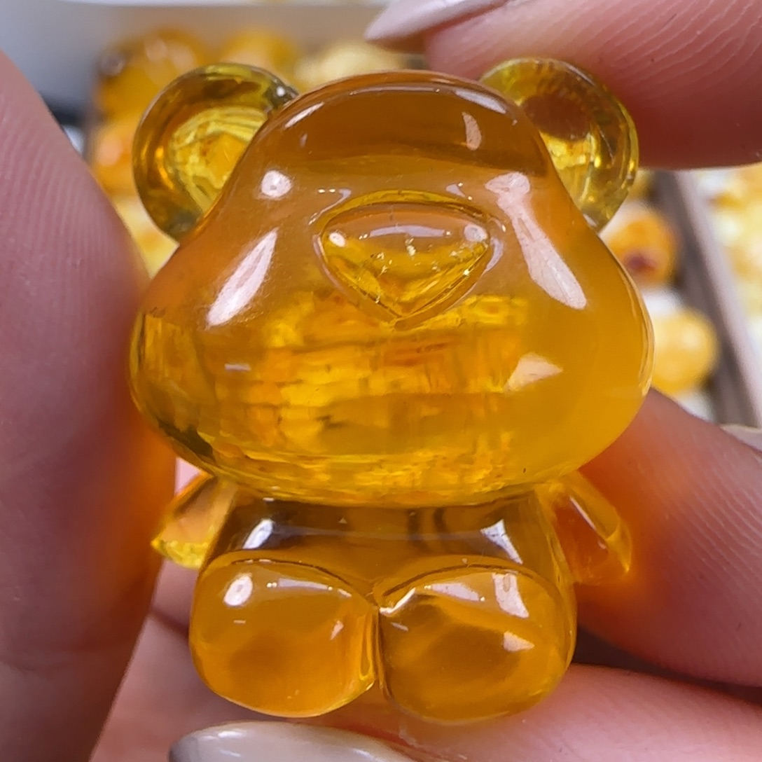 琥珀未镶嵌珠宝奇石