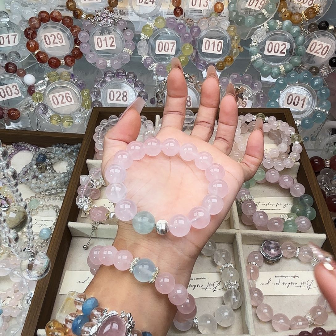 银S925镶嵌手链水晶8888999
