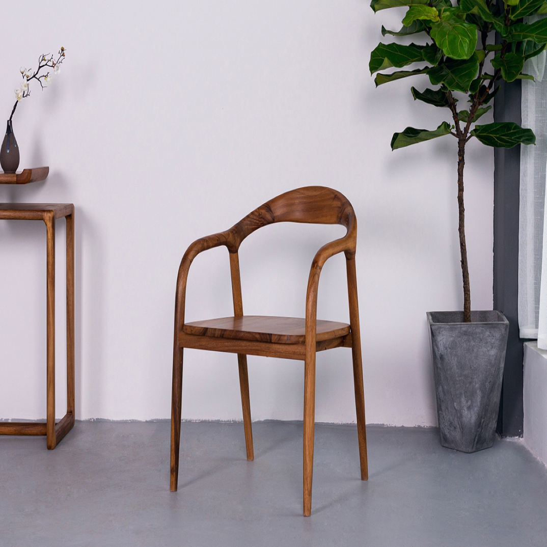 【拍一发二】南美胡桃木公园椅50*49*78*45