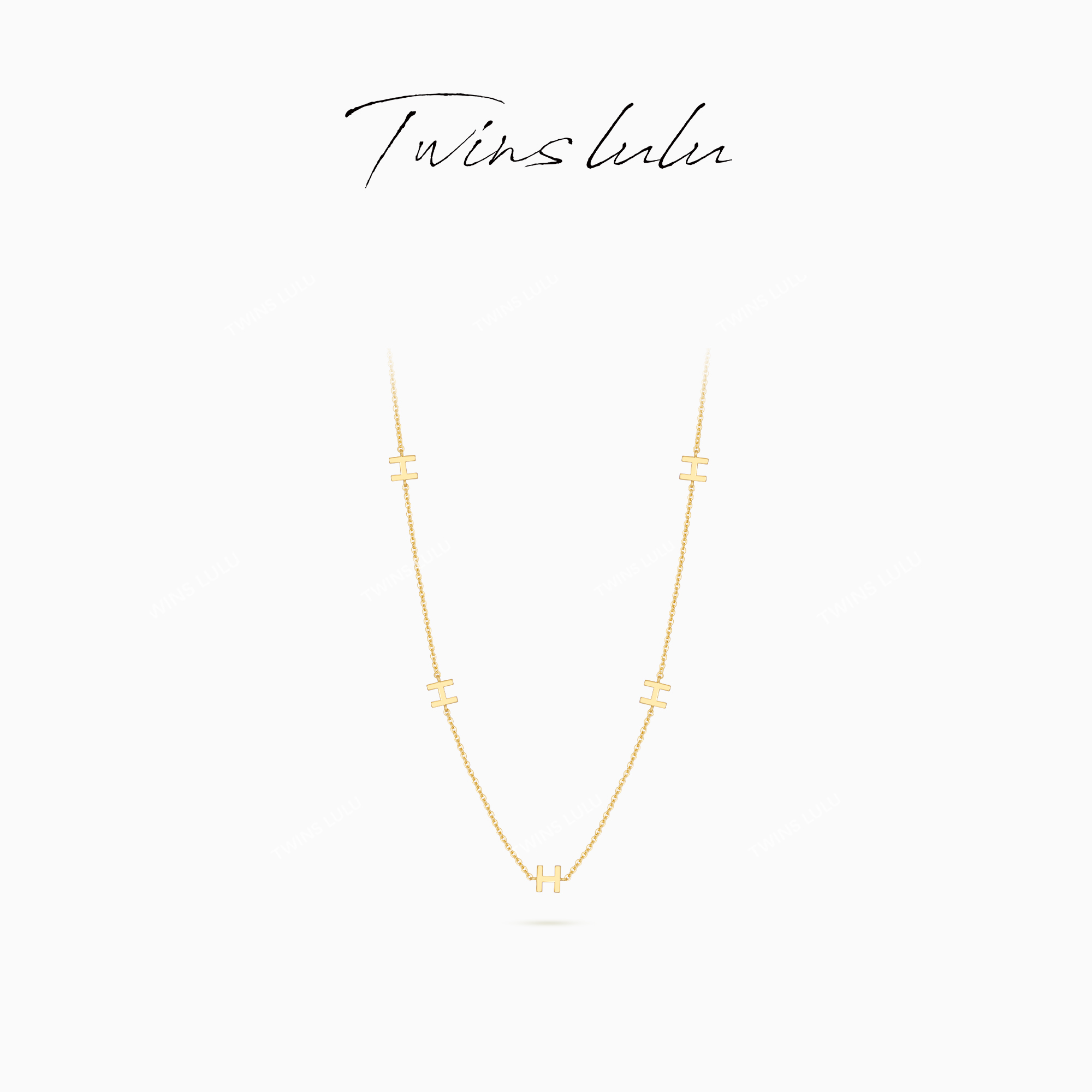 铜合金项链  经典H型项链TSJ9481