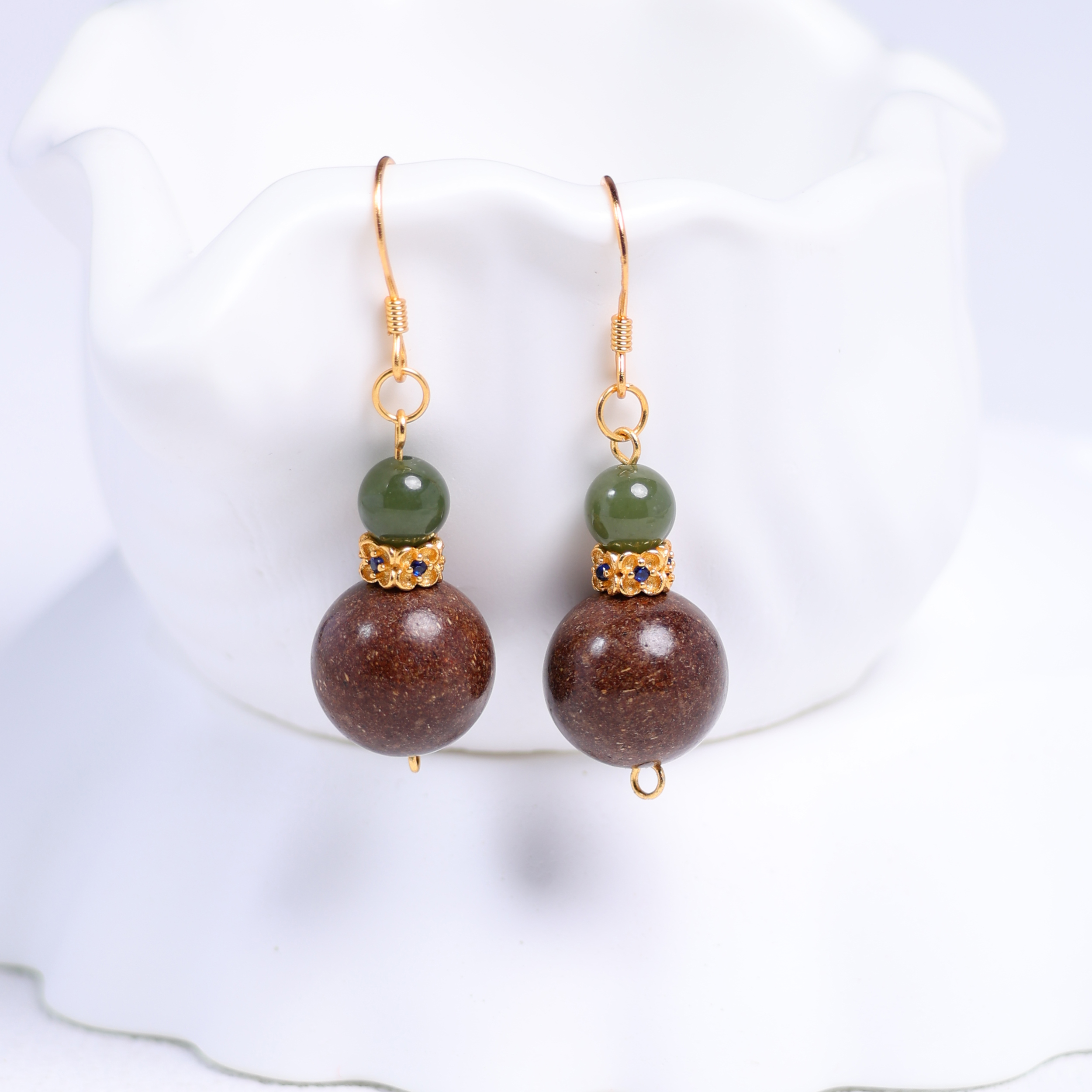 【非遗合香】合香珠 百草苏合 1.2小耳式 MX020