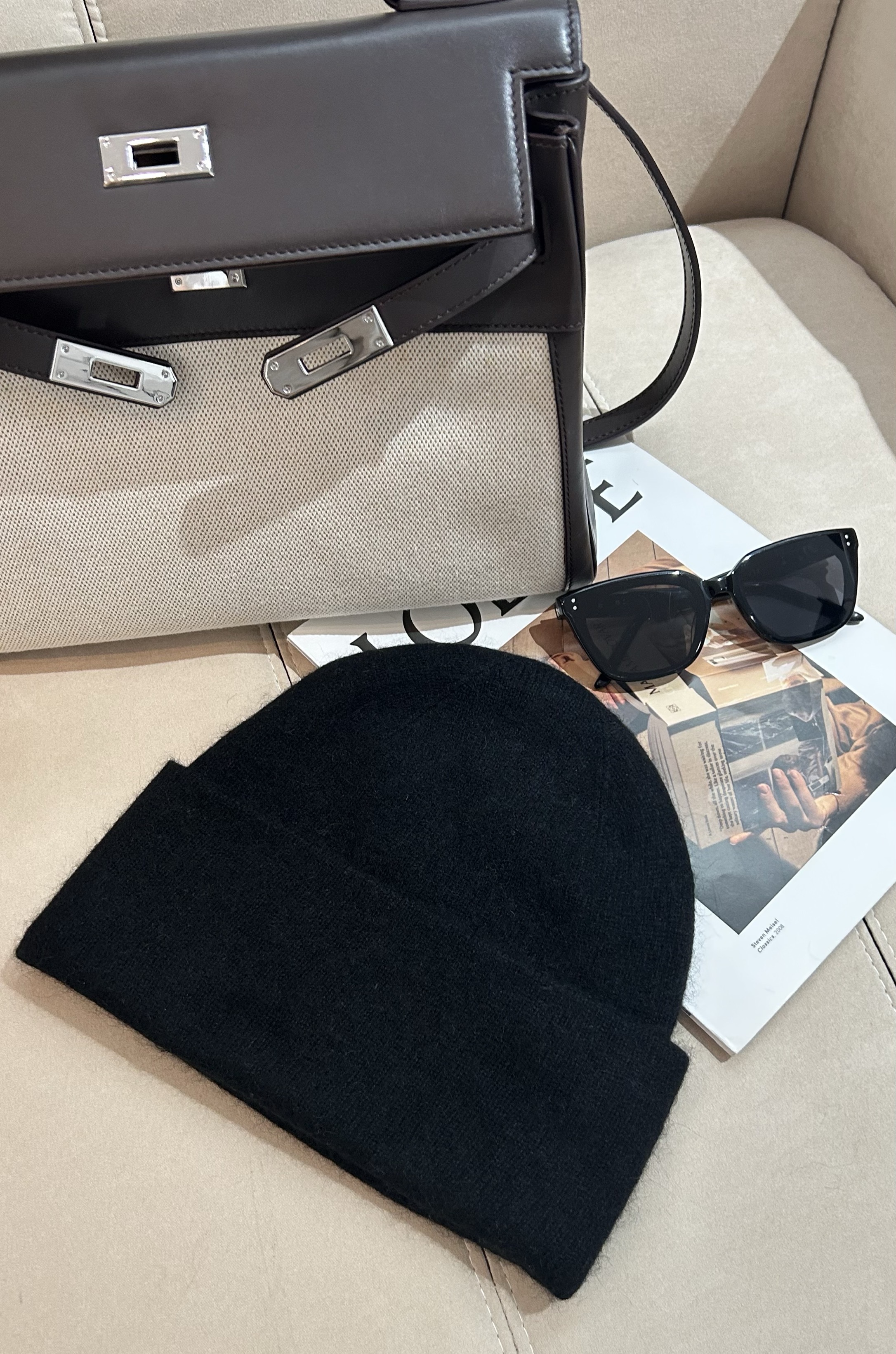 【MEEUMI】女款冬季羊毛毛线针织帽黑杏灰咖AE2527MZ